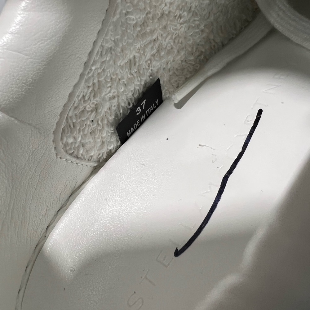 Stella Mccartney Loop Platform Wedge Sneakers Whi… - image 5